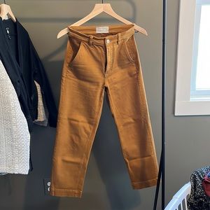 Everlane rust colored utility pant